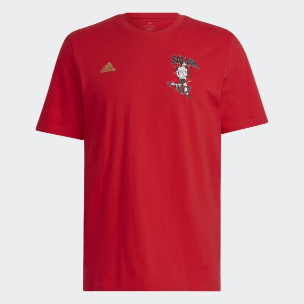 Mo Salah Icon T-shirt Graphique Adidas Rouge