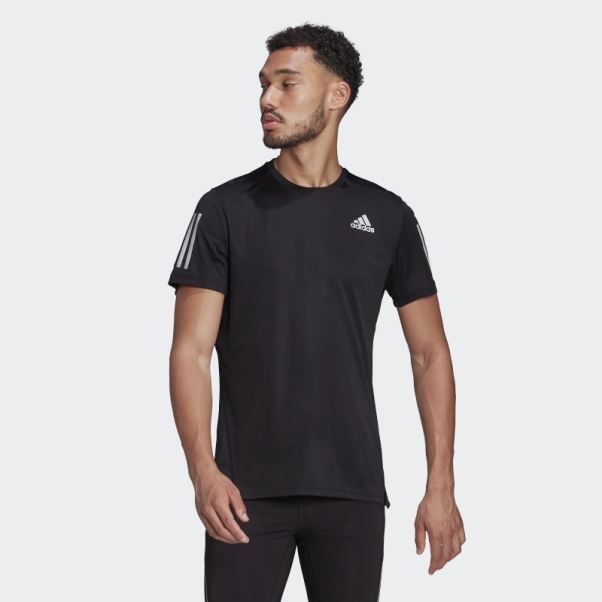 Adidas Possède Le T-shirt De Course Argent élégant