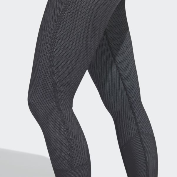 Legging Aeroknit Training 7/8 Gris Adidas