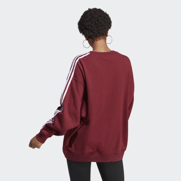 Sweat Oversize Adicolor Classics Adidas Rouge