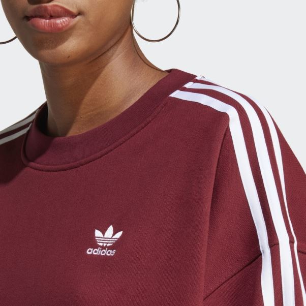 Sweat Oversize Adicolor Classics Adidas Rouge