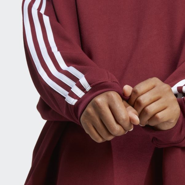 Sweat Oversize Adicolor Classics Adidas Rouge