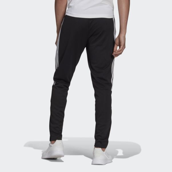 Pantalon Adidas Aeroready Sereno Slim Fuselé à 3 Bandes Noir