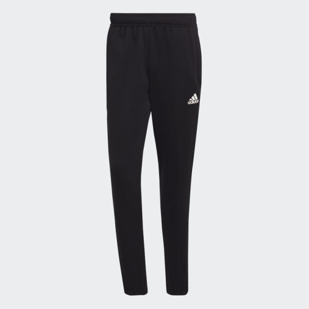 Pantalon Adidas Aeroready Sereno Slim Fuselé à 3 Bandes Noir