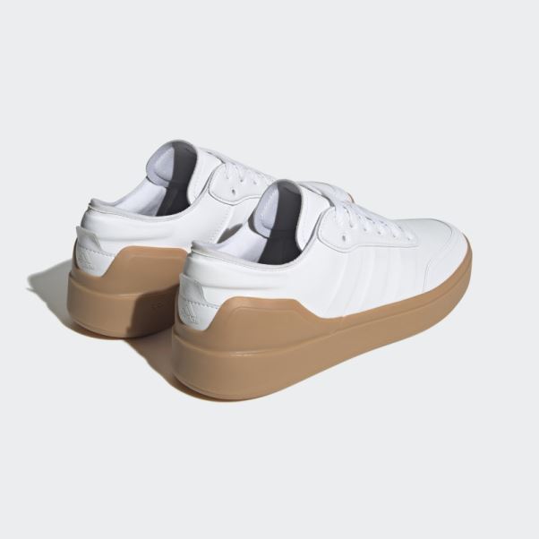 Chaussures Adidas Court Revival Blanches