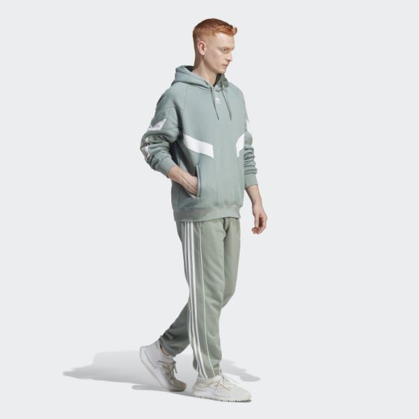 Adidas Rekive Sweat à Capuche Mode Argent Vert