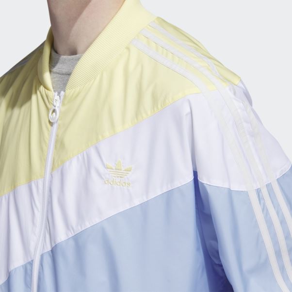 Veste De Survêtement Tissée Adidas Swirl Jaune
