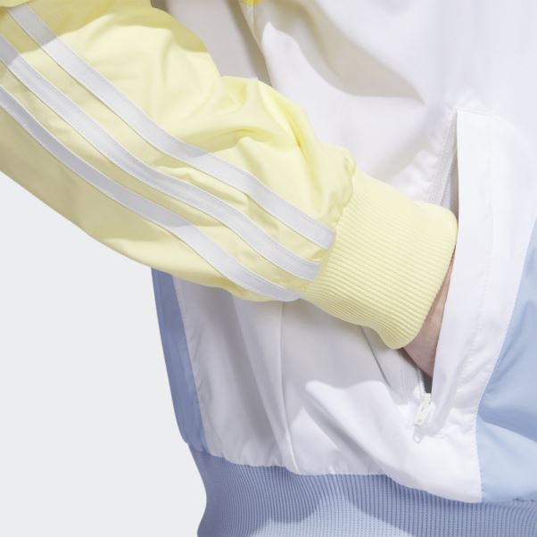 Veste De Survêtement Tissée Adidas Swirl Jaune
