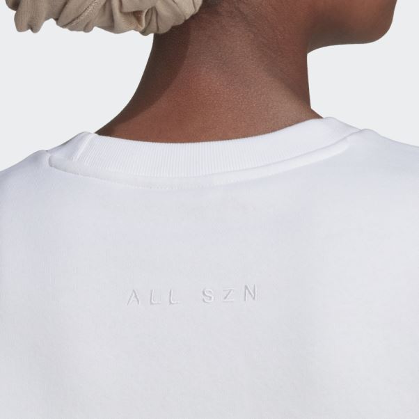 Sweat Polaire All Szn Blanc Adidas