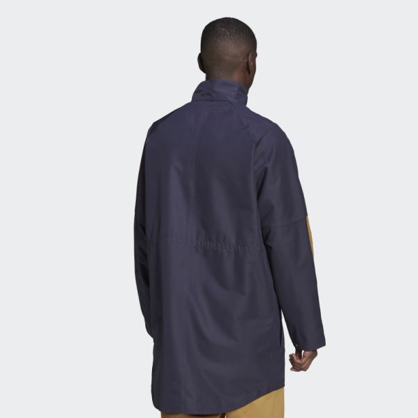 Parka Tiro Bleu Marine Adidas