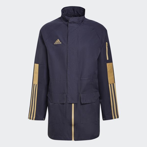 Parka Tiro Bleu Marine Adidas