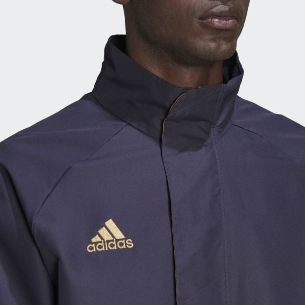 Parka Tiro Bleu Marine Adidas