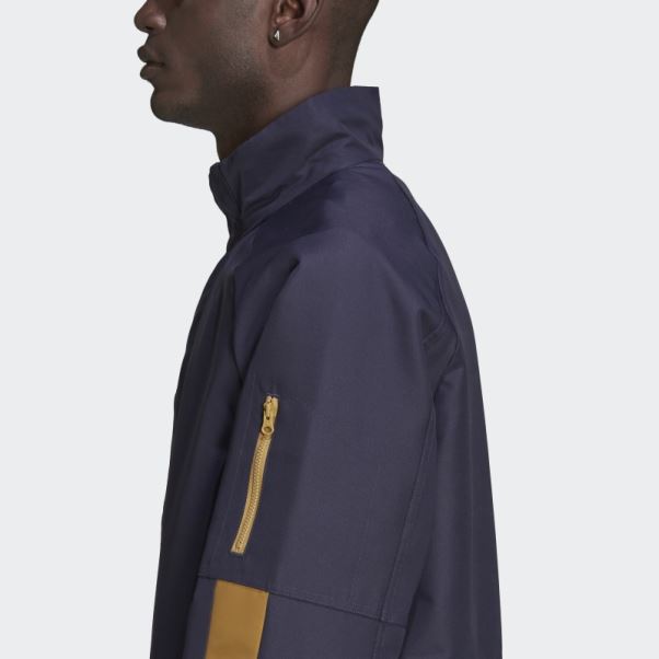 Parka Tiro Bleu Marine Adidas