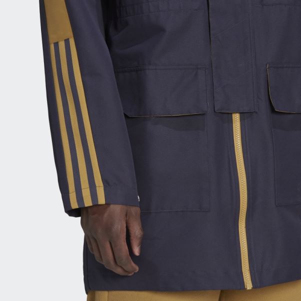 Parka Tiro Bleu Marine Adidas