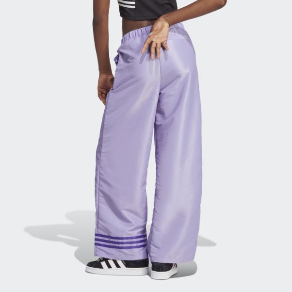 Pantalon De Survêtement Large Adidas Lilas