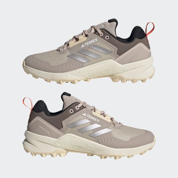 Chaussures De Randonnée Adidas Terrex Swift R3 Taupe