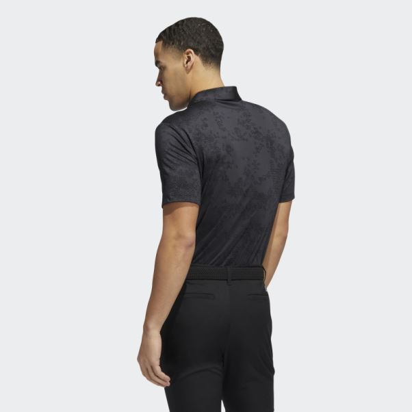 Adidas Polo Jacquard Carbone