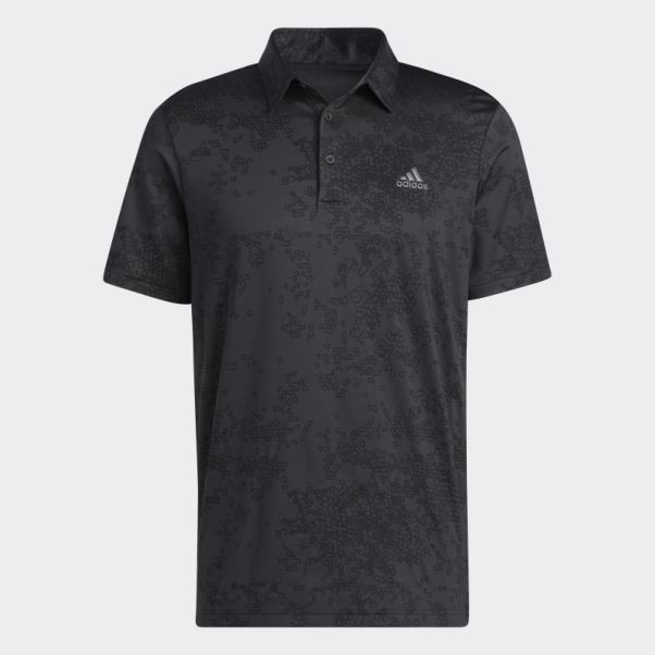 Adidas Polo Jacquard Carbone