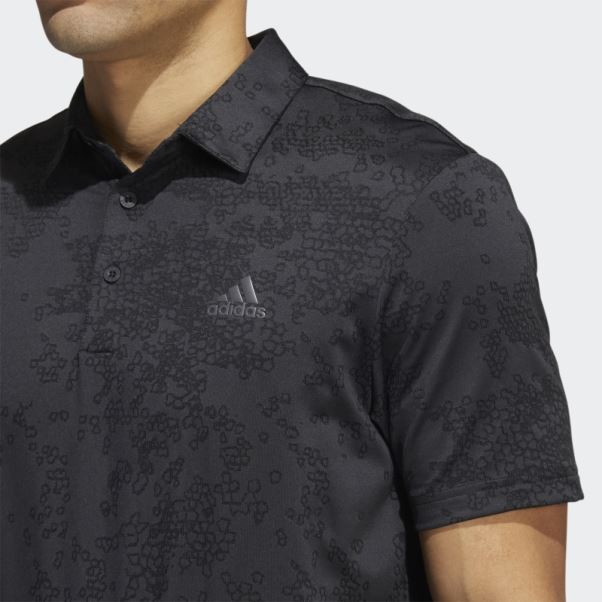 Adidas Polo Jacquard Carbone