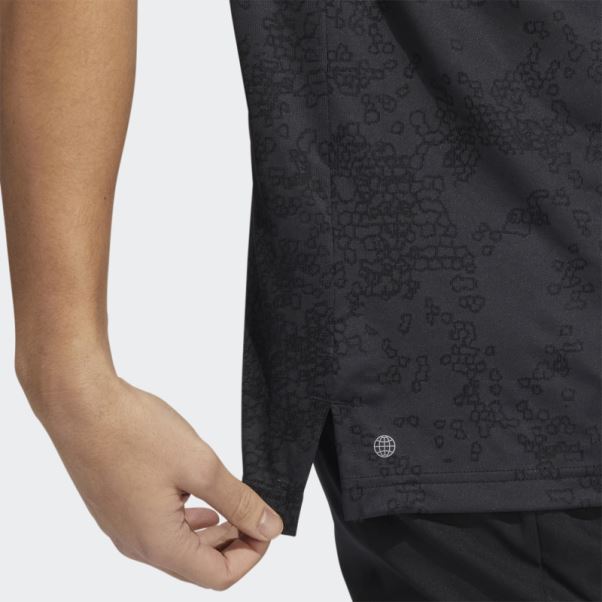 Adidas Polo Jacquard Carbone
