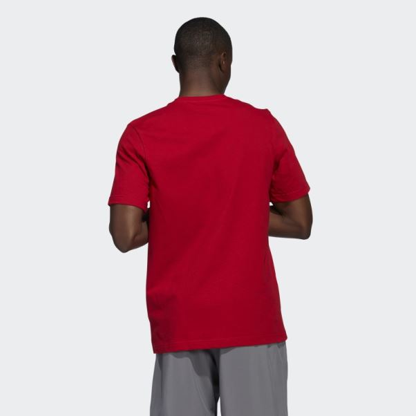 Tee Shirt Adidas Rouge