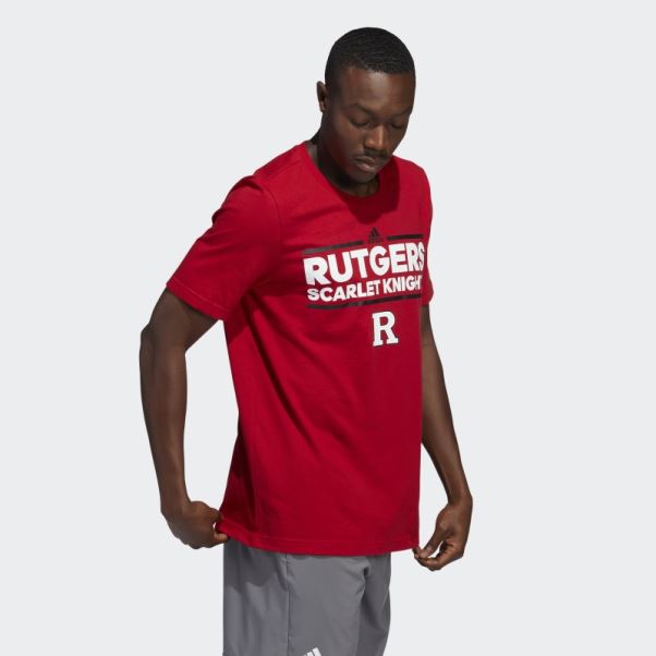 Tee Shirt Adidas Rouge