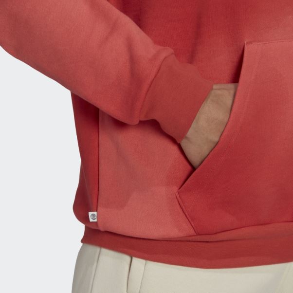 Adidas Sweat à Capuche Rouge Graphics Mellow Ride Club