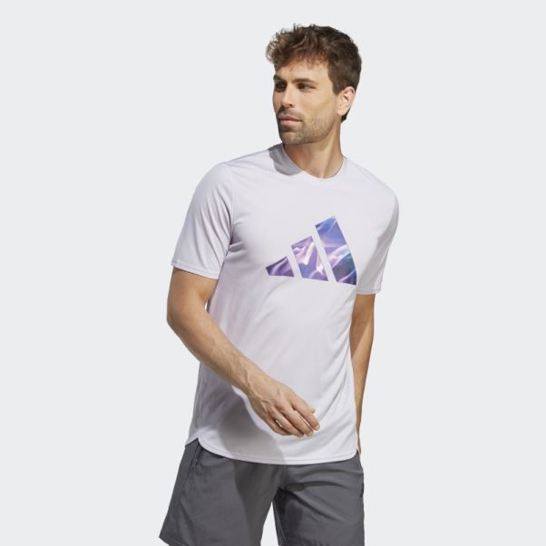 Adidas Conçu Pour Le Mouvement Hiit T-shirt D'entraînement Aube Argentée