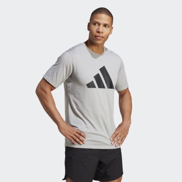 T-shirt D'entraînement à Logo Feelready Train Essentials Adidas Gris Moyen