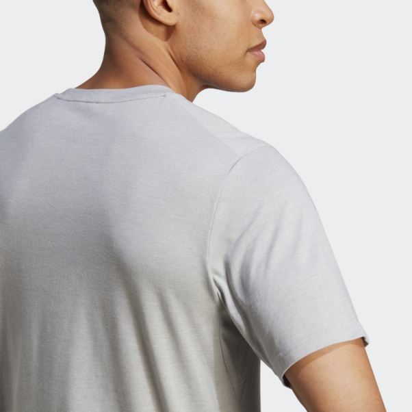T-shirt D'entraînement à Logo Feelready Train Essentials Adidas Gris Moyen