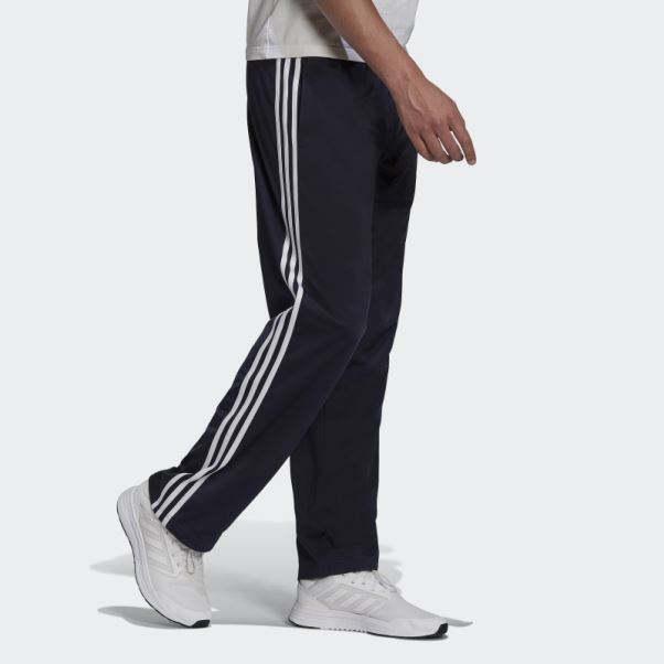 Pantalon De Survêtement Adidas Ink Primegreen Essentials Warm-up Ourlet Ouvert 3 Bandes