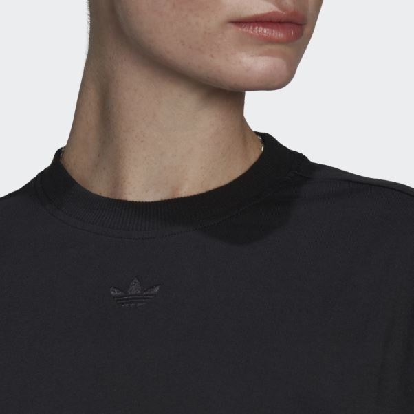 Tee Shirt Manches Longues Adidas Noir
