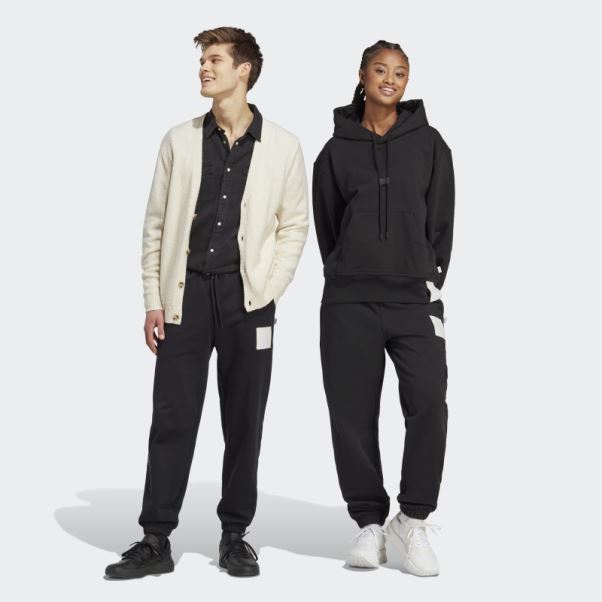 Jogging Adidas Lounge Heavy French Terry Noir