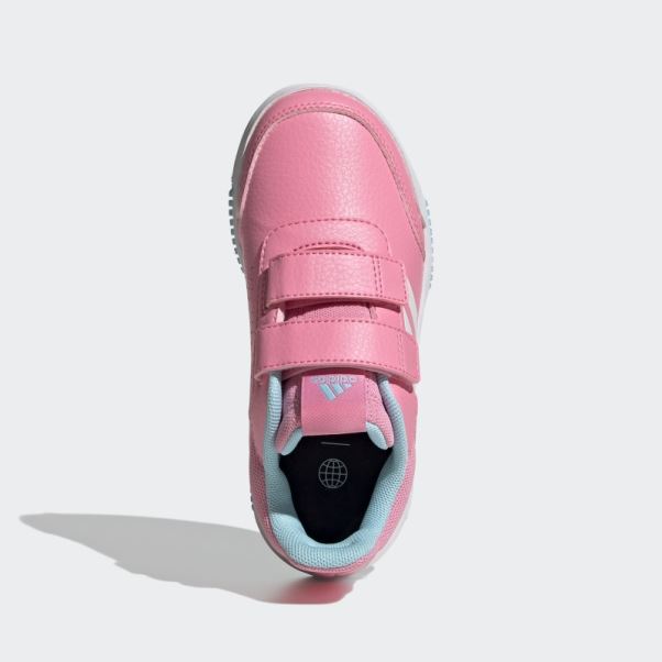 Chaussures Tensaur Roses à Crochets Et Boucles Adidas