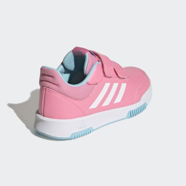 Chaussures Tensaur Roses à Crochets Et Boucles Adidas