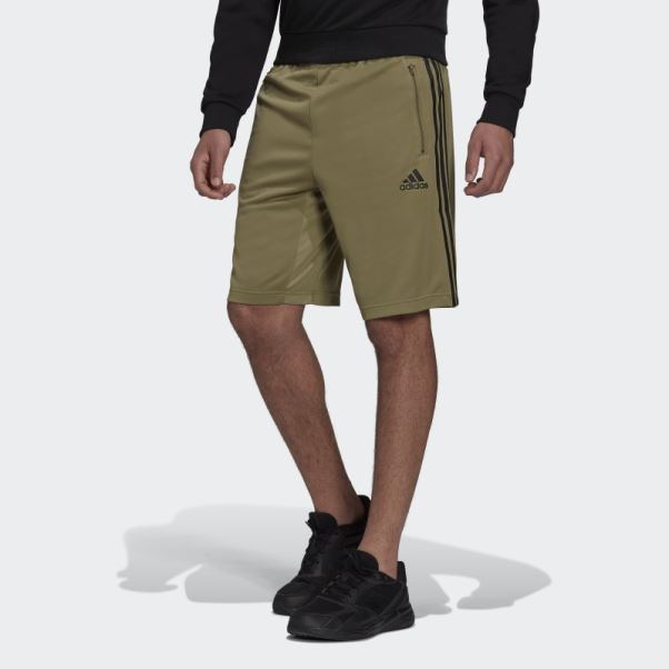 Orbite Vert Adidas Designed 2 Move 3-stripes Primeblue Short
