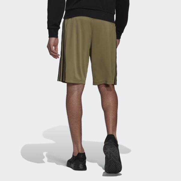 Orbite Vert Adidas Designed 2 Move 3-stripes Primeblue Short