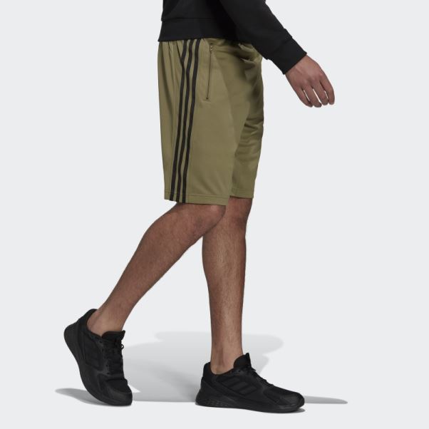Orbite Vert Adidas Designed 2 Move 3-stripes Primeblue Short
