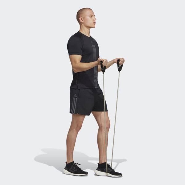 T-shirt Adidas Alphastrength Noir