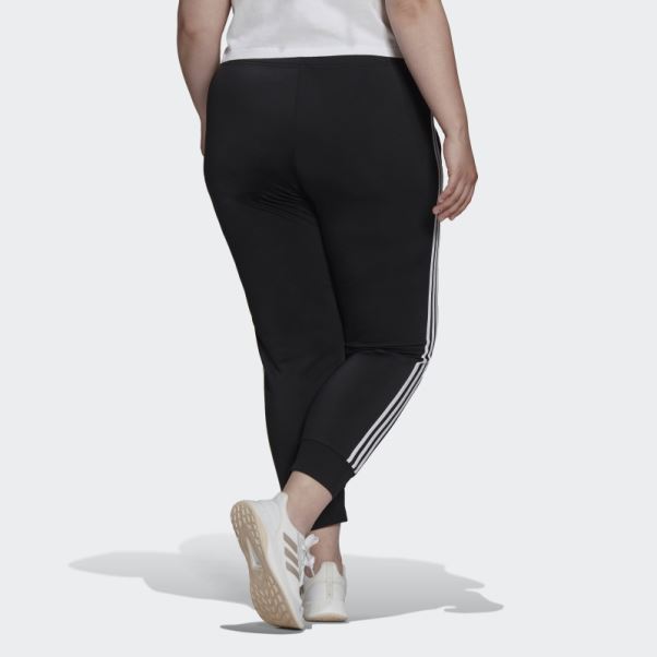 Pantalon De Survêtement Slim Fuselé à 3 Bandes Essentials Warm-up Noir (grande Taille) Adidas