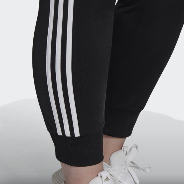 Pantalon De Survêtement Slim Fuselé à 3 Bandes Essentials Warm-up Noir (grande Taille) Adidas