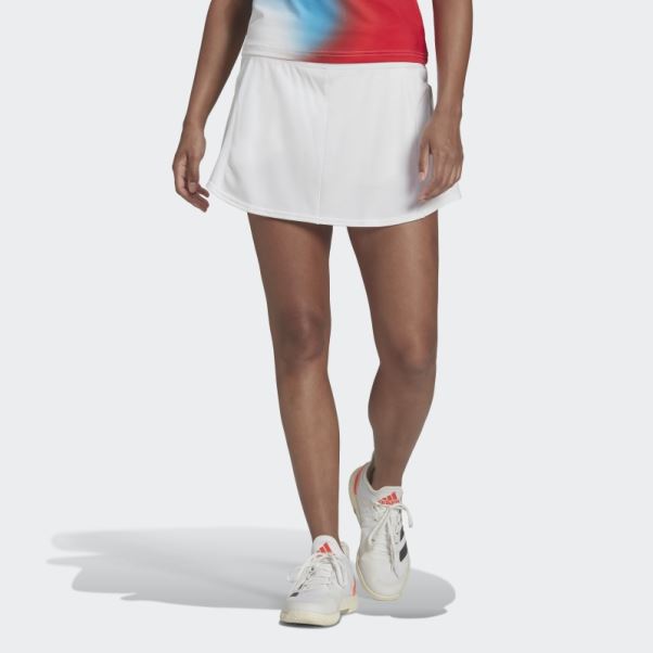 Jupe De Match De Tennis Adidas Blanche