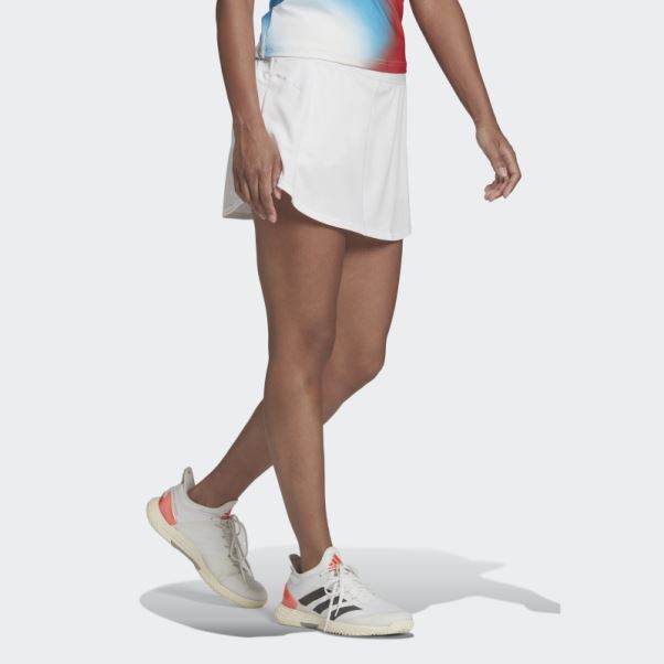 Jupe De Match De Tennis Adidas Blanche