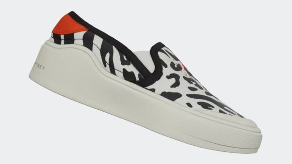 Adidas By Stella Mccartney Court Slip-on Chaussures Blanc