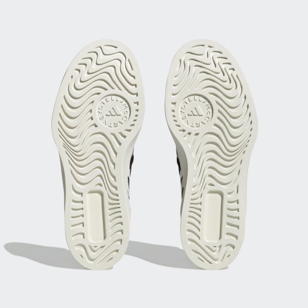 Adidas By Stella Mccartney Court Slip-on Chaussures Blanc