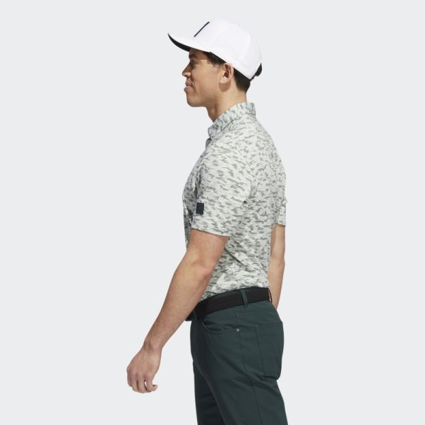 Polo Adidas Go-to Camo Vert