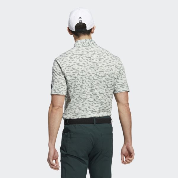 Polo Adidas Go-to Camo Vert