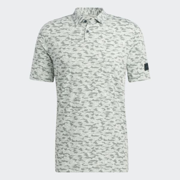 Polo Adidas Go-to Camo Vert