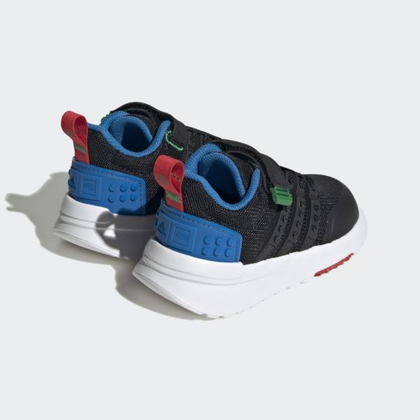 Noir Chaud Adidas X Lego Racer Tr21 élastique Dentelle Et Top Sangle Chaussures