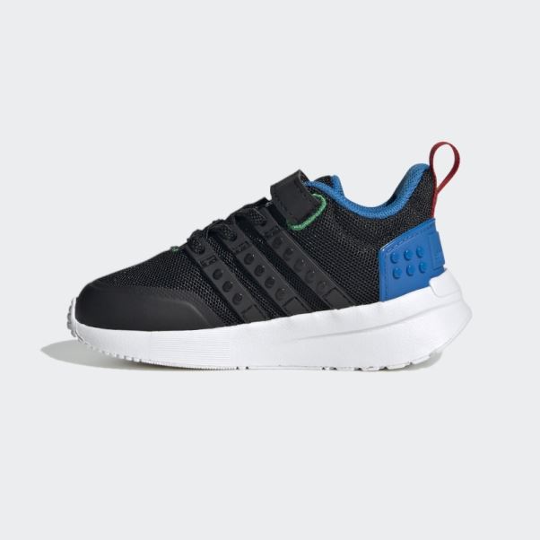 Noir Chaud Adidas X Lego Racer Tr21 élastique Dentelle Et Top Sangle Chaussures